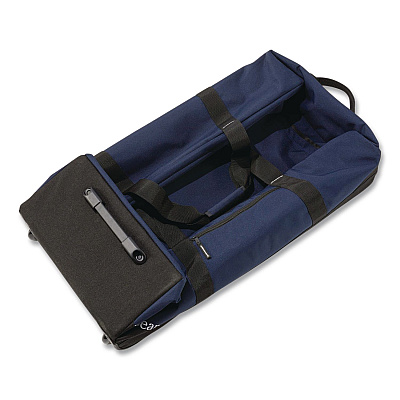 Adventure 22" Polyester Telescoping Carry-On Travel Duffel with Wheels, 22 x 12 x 9, Navy (52071174)