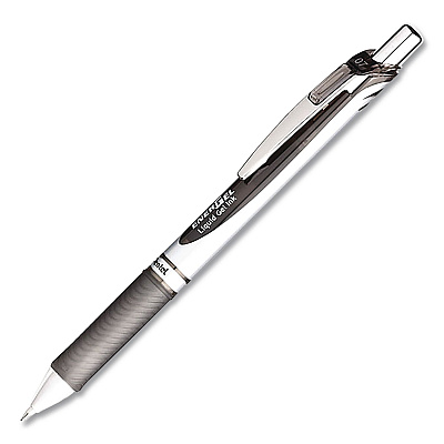 Pentel EnerGel RTX Gel Pen, Retractable, Medium 0.7 mm, Assorted Ink, Assorted Barrel, 6/Pack (BL77BP6M)