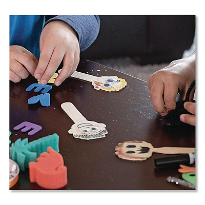Creativity Street Wiggle Eyes, 0.39", Black, 50/Pack (824556)