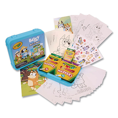 Crayola Bluey Art Case, 75 Pieces (042964)