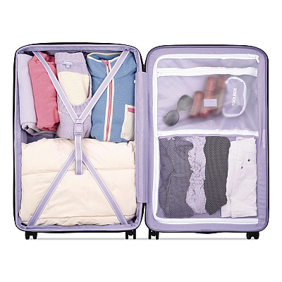 Florence by Mills x  Spin Me Away 29" Hardside Suitcase, 19.5 x 12.5 x 31.25, Lavender (F4398183028)
