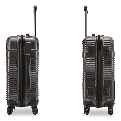 InUSA Luggage Resilience 20" Hardside Carry-On Suitcase, 14.96 x 8.66 x 21.65, Charcoal (IURES00SCOA)