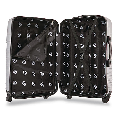 InUSA Luggage Resilience 20" Hardside Carry-On Suitcase, 14.96 x 8.66 x 21.65, Silver (IURES00SSIL)