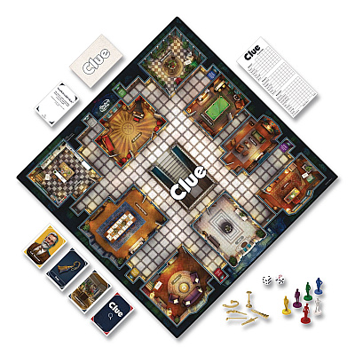 Hasbro Clue Board Game, Ages 8 and Up (F6420)