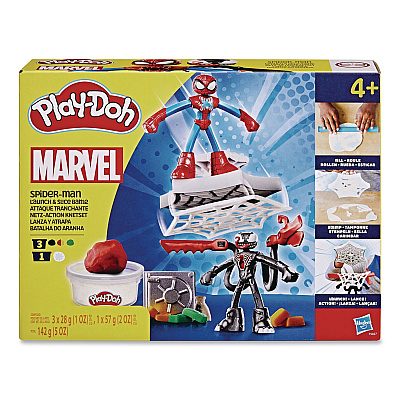 Hasbro Play-Doh Marvel Spider-Man Launch and Slice Battle Playset (F9827)