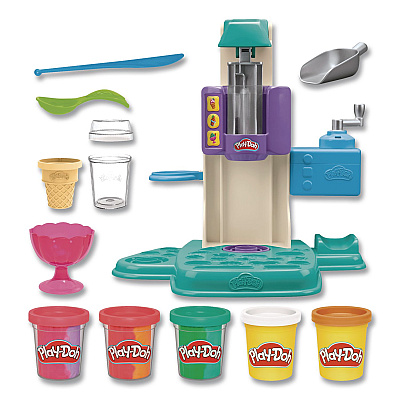 Hasbro Play-Doh Rainbow Swirl Ice Cream Playset (G0028)