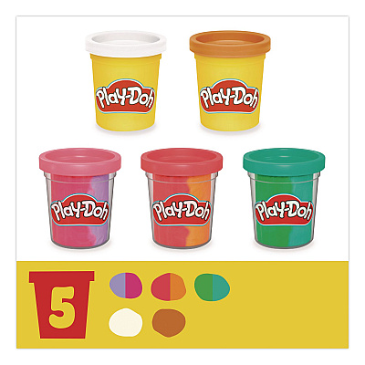 Hasbro Play-Doh Rainbow Swirl Ice Cream Playset (G0028)