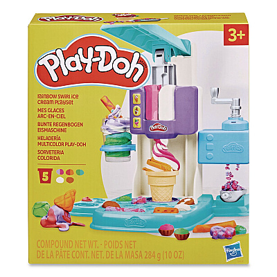 Hasbro Play-Doh Rainbow Swirl Ice Cream Playset (G0028)
