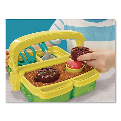 Hasbro Play-Doh Blooming Flowers Playset, Assorted Colors (G0492)
