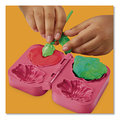 Hasbro Play-Doh Blooming Flowers Playset, Assorted Colors (G0492)