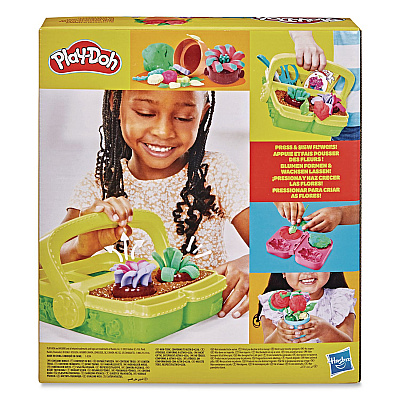 Hasbro Play-Doh Blooming Flowers Playset, Assorted Colors (G0492)