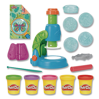 Hasbro Play-Doh Light and Look Microscope Playset (G0494)