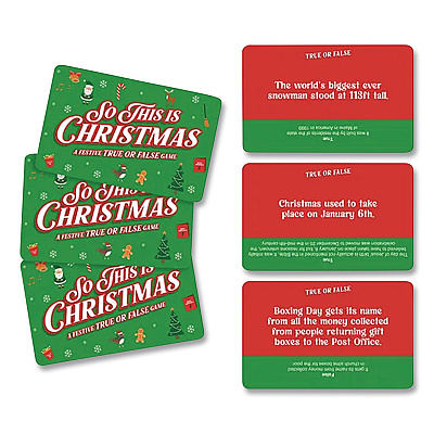 So This Is Christmas True or False Game, 2 or More Players (GR430032)
