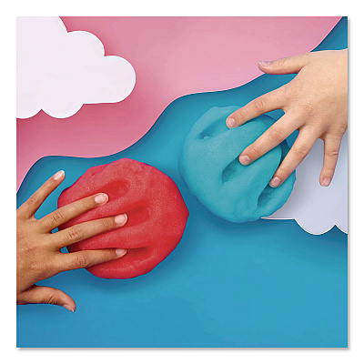 Elmer's Gue Premade Cloud Slime, Blue/Pink, 2/Pack (2223188)