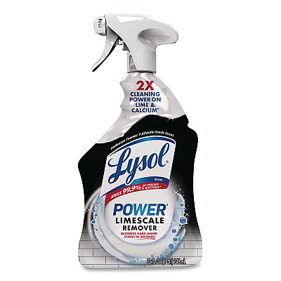 LYSOL Power Limescale Remover, Atlantic Fresh Scent, 32 oz Trigger Spray Bottle, 12/Carton (95816CT)