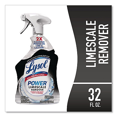 LYSOL Power Limescale Remover, Atlantic Fresh Scent, 32 oz Trigger Spray Bottle, 12/Carton (95816CT)
