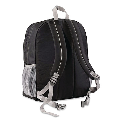 Deluxe Book Pack Backpack, 13 x 9.5 x 17, Black (0TXT901000)