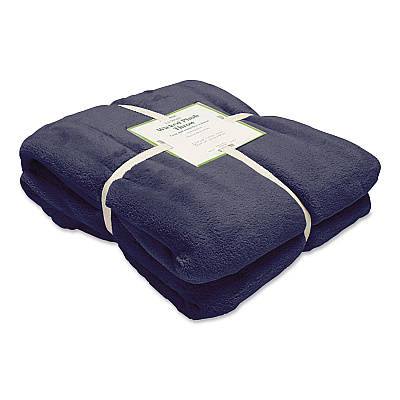 Wicked Plush Throw, 50 x 60, Navy (30278174)