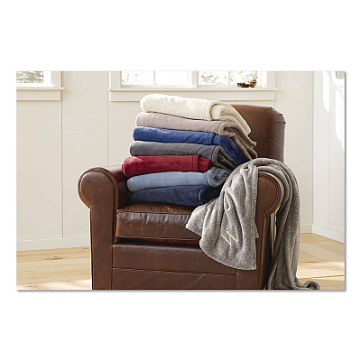 Wicked Plush Throw, 50 x 60, Navy (30278174)