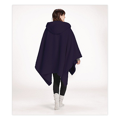 Cozy Sherpa Wearable Throw, 58 x 60, Navy (51484674)