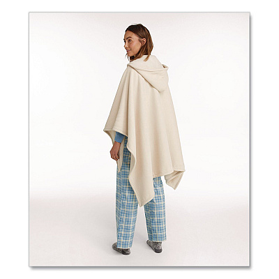 Cozy Chenille Wearable Throw, 58 x 60, Cream (523884459)