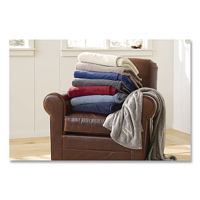 Wicked Plush Throw, 60 x 80, Charcoal Gray Heather (3027826986)