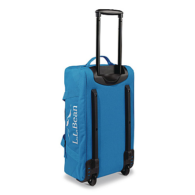Adventure 22" Polyester Telescoping Carry-On Travel Duffel with Wheels, 22 x 12 x 9, Medium Blue (5207112301)