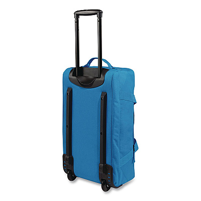 Adventure 22" Polyester Telescoping Carry-On Travel Duffel with Wheels, 22 x 12 x 9, Medium Blue (5207112301)