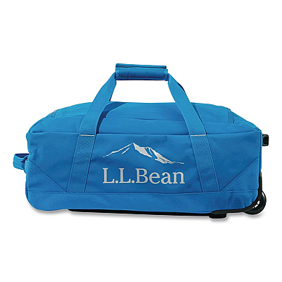 Adventure 22" Polyester Telescoping Carry-On Travel Duffel with Wheels, 22 x 12 x 9, Medium Blue (5207112301)