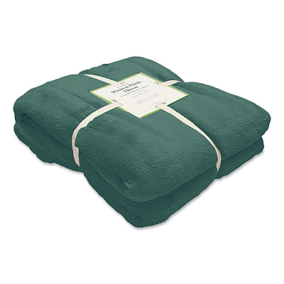 Wicked Plush Throw, 50 x 60, Coastal Aqua (30278156594)