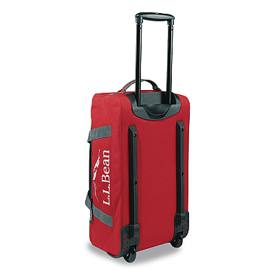 Adventure 22" Polyester Telescoping Carry-On Travel Duffel with Wheels, 22 x 12 x 9, Dark Red (52071141385)