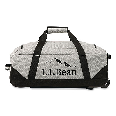 Adventure 22" Polyester Telescoping Carry-On Travel Duffel with Wheels, 22 x 12 x 9, Heather Gray Diamond (52071155324)
