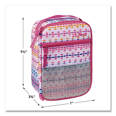 Insulated Lunch Bag, 7 x 3.75 x 9.5, Hibiscus Dash (50447455910)