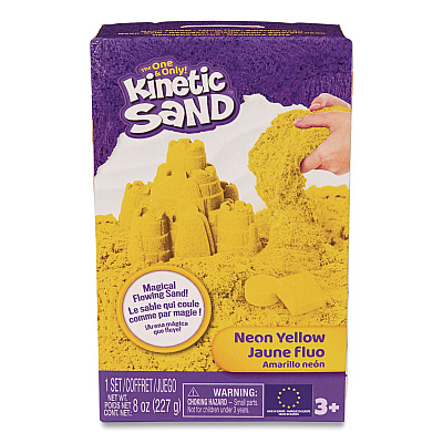 Kinetic Sand, Randomly Assorted Neon Color, 8 oz, Ages 3 and Up (6053692)