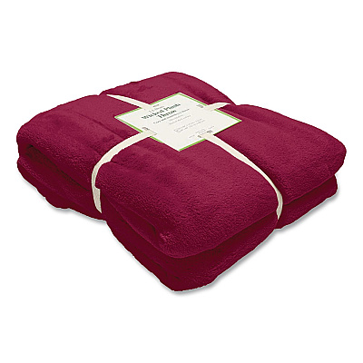Wicket Plush Throw, 50 x 60, Mountain Red (302781440)