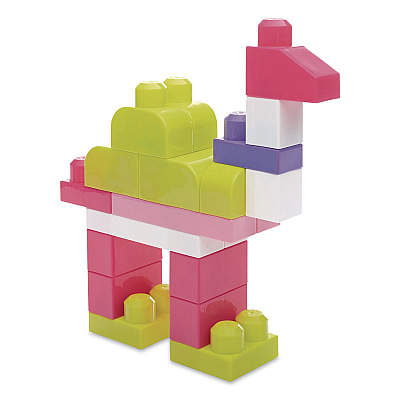 Mattel MEGA BLOKS First Builders Big Building Bag, Ages 1 to 5, 80 Pieces (DCH62)
