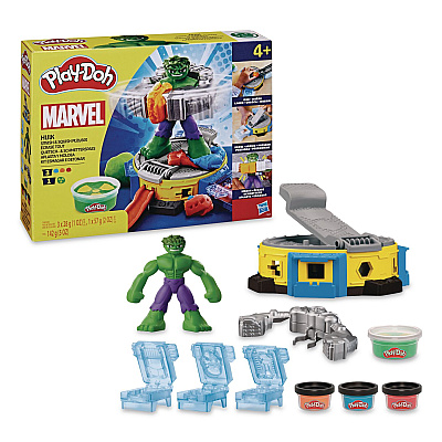 Hasbro Play-Doh Marvel Hulk Smash and Squish Playset (F9826)