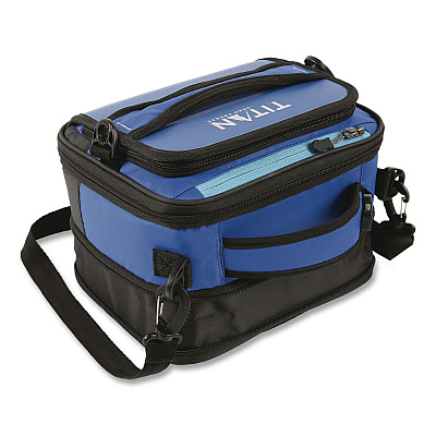 Deep Freeze High Performance Expandable Crush-Resistant Lunch Box, 10.45 x 5 x 8.65, Blue (10001775)
