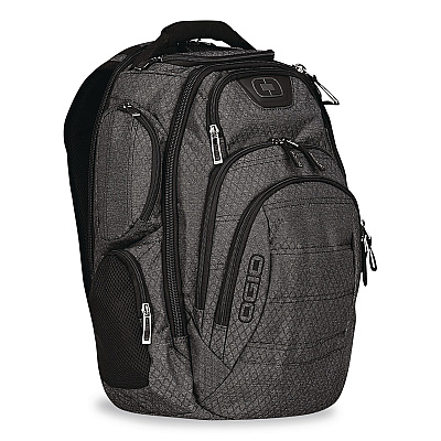 Gambit Laptop Backpack, Large, Fits Devices Up to 15", 15" x 10.5" x 19.5", Graphite/Black (11107235)