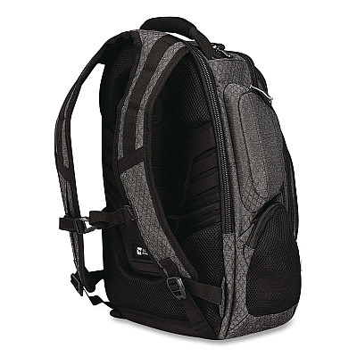 Gambit Laptop Backpack, Large, Fits Devices Up to 15", 15" x 10.5" x 19.5", Graphite/Black (11107235)