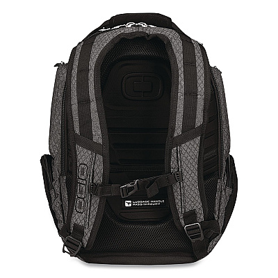 Gambit Laptop Backpack, Large, Fits Devices Up to 15", 15" x 10.5" x 19.5", Graphite/Black (11107235)