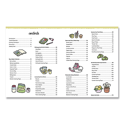 Quarto How to Draw Super Cute Things with Bobbie Goods Coloring Book, All Ages, 8.5 x 11 Sheets, 112 Pages (978076038502)