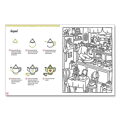 Quarto How to Draw Super Cute Things with Bobbie Goods Coloring Book, All Ages, 8.5 x 11 Sheets, 112 Pages (978076038502)