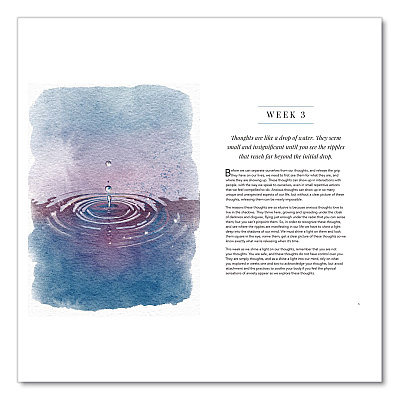 Quarto Mindful in Minutes: You Are Not Your Thoughts Journal, White/Green Artwork Cover, (160) 10 x 7.5 Sheets (978076038542)