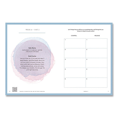 Quarto Mindful in Minutes: You Are Not Your Thoughts Journal, White/Green Artwork Cover, (160) 10 x 7.5 Sheets (978076038542)
