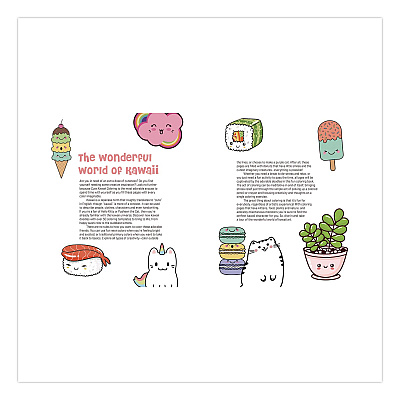 Quarto Cute Kawaii Coloring Book, All Ages, 128 Pages (978078583937)