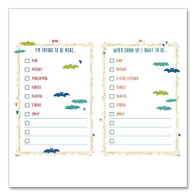 Quarto Mom and Me Interactive Journal Second Edition, Pink/Blue/Yellow Graphic Design Cover, (204) 8 x 6 Sheets (978078584038)