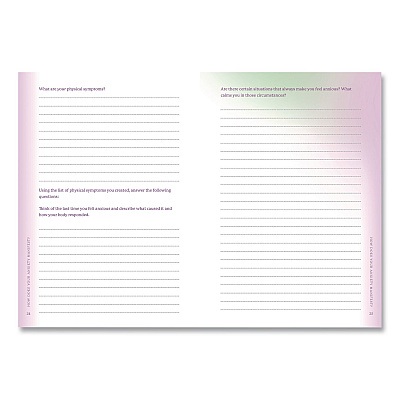 Quarto Overcome Your Anxiety Guided Journal, Aqua/Cream Cover, (192) 8 x 6 Sheets (978078584403)