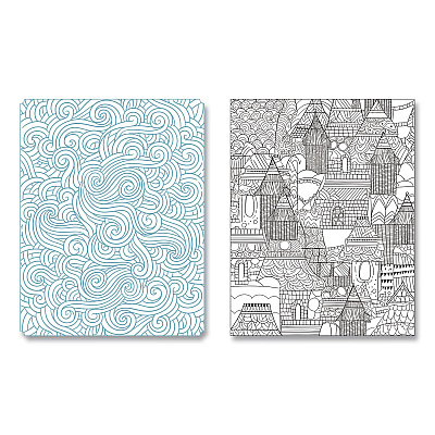 Quarto Calm and Serene Coloring Book, All Ages, 8 x 10 Sheets, 150 Pages (978078584657)
