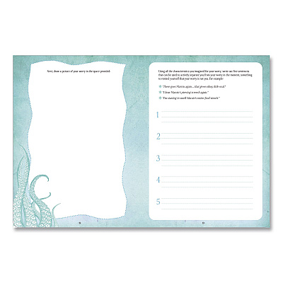 Quarto Find Your Calm Anxiety Guided Journal, Green Cover, (160) 8.75 x 6.75 Sheets (978157715299)